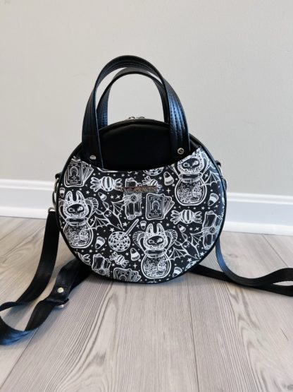 Circle Handle/Crossbody/Backpack - Halloween Sketch
