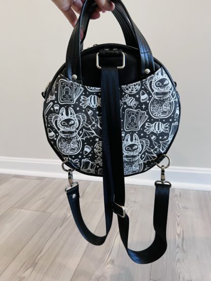 Circle Handle/Crossbody/Backpack - Halloween Sketch - Image 3