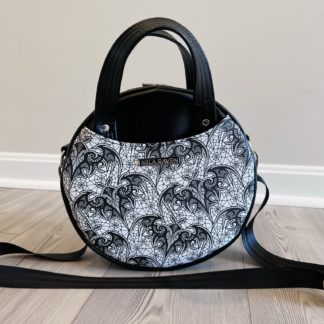 Circle Handle/Crossbody/Backpack - Lace Bats