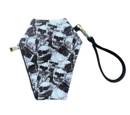 Coffin Wristlet - Skulls - Image 2