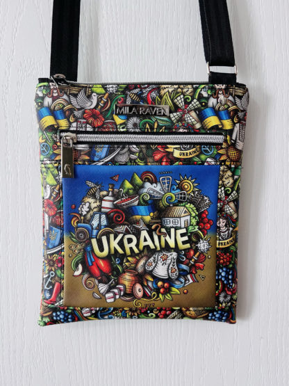 Slim Crossbody - Ukraine Doodles