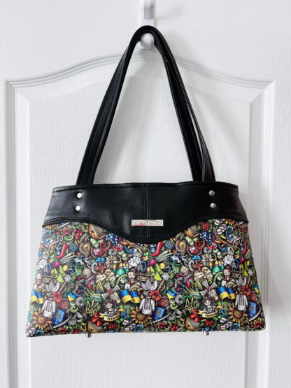 Sweetheart Handbag - Ukraine Doodles