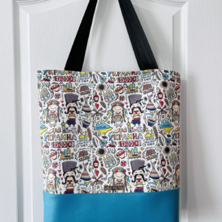 XL Tote - Ukraine Cartoon