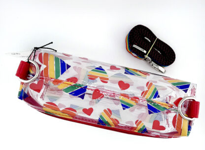 Concert Crossbody - Pride Clear Heart Rainbows - Image 4